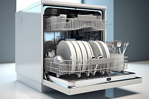 洗碗机清洁设备厨房电器效果图