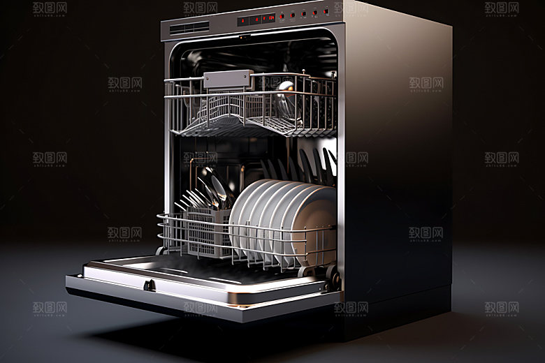 洗碗机家用电器家电效果图