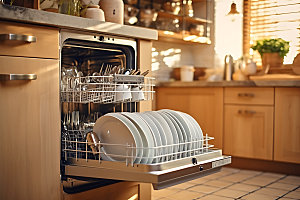 洗碗机产品家用电器效果图