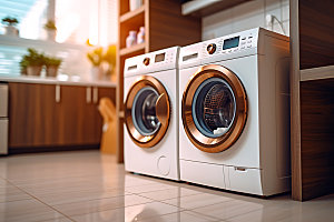 洗衣机模型家电效果图