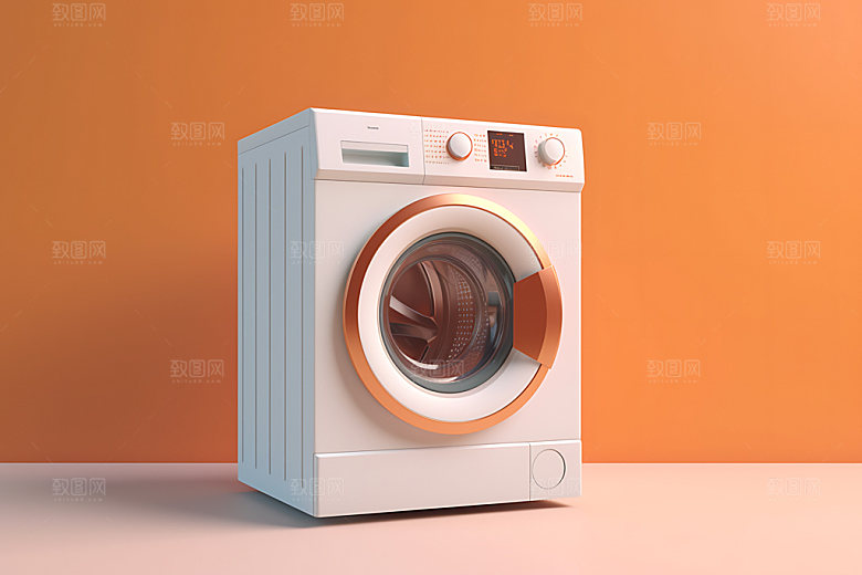 洗衣机电器产品效果图
