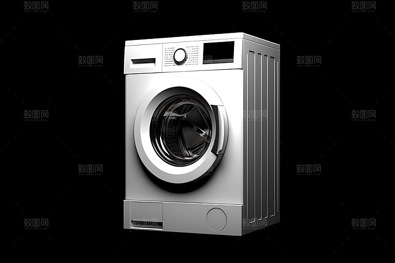 洗衣机产品洗衣服效果图