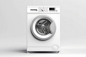 洗衣机产品洗衣服效果图