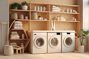洗衣机电器模型效果图