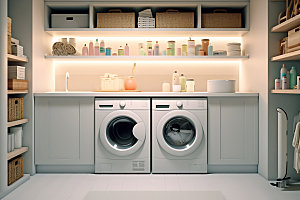 洗衣机电器产品效果图
