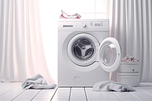 洗衣机产品电器效果图