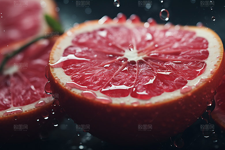 西柚自然清新摄影图