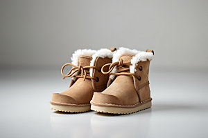 雪地靴高清冬季摄影图