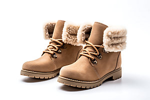 雪地靴保暖高清摄影图