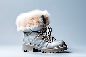 雪地靴电商保暖摄影图