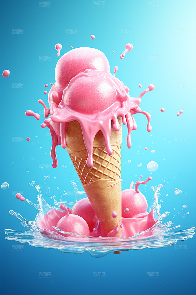 雪糕美味3D模型