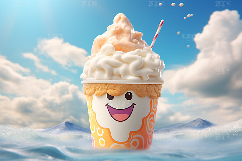雪糕甜点冰淇淋模型
