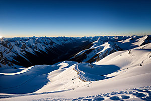 雪山高清风光摄影图