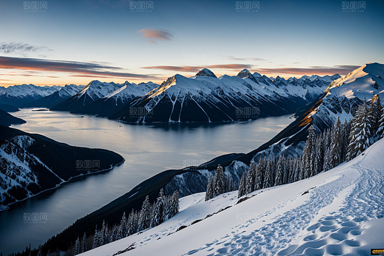 雪山高清高山摄影图