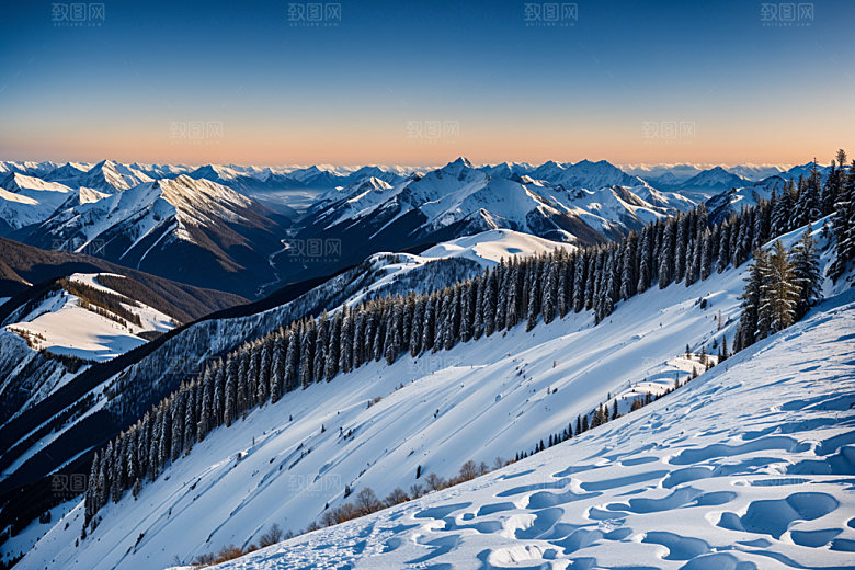 雪山高山高清摄影图