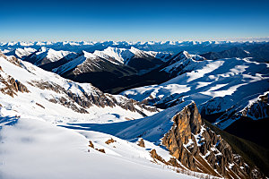 雪山自然高清摄影图