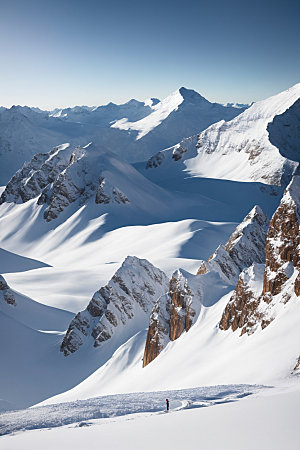 雪山高清自然摄影图