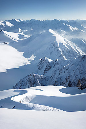 雪山自然风光摄影图
