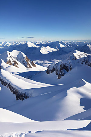 雪山高山风光摄影图