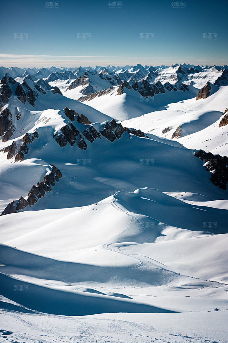雪山高清风光摄影图
