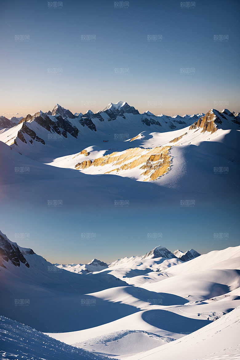 雪山高山高清摄影图