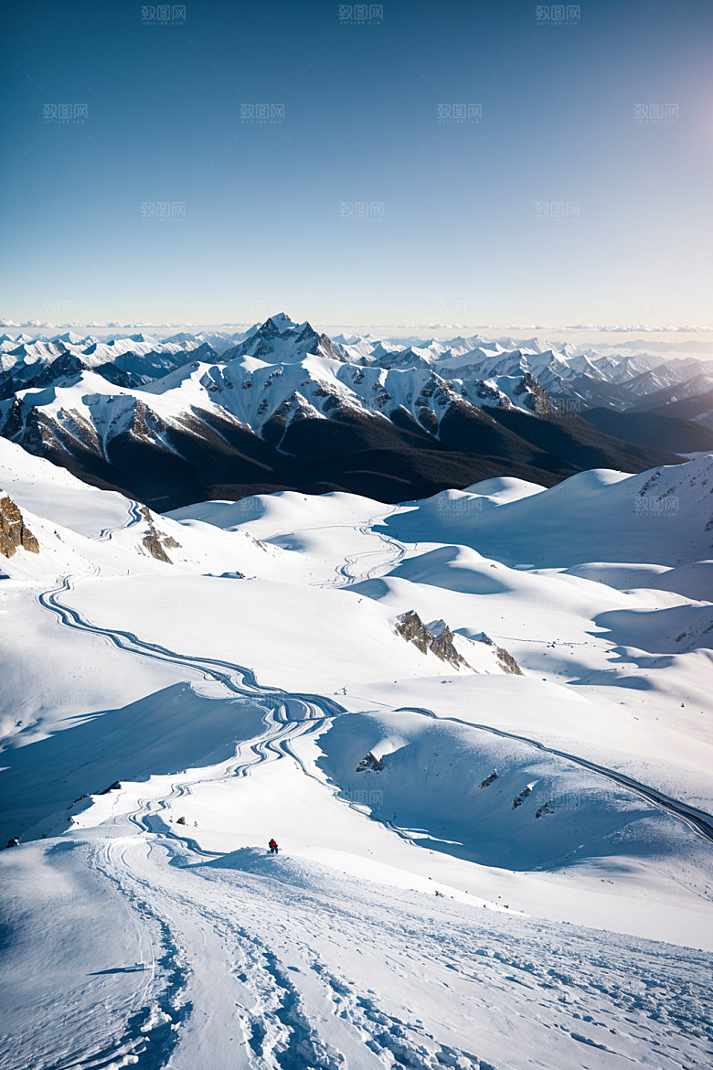 雪山自然高清摄影图