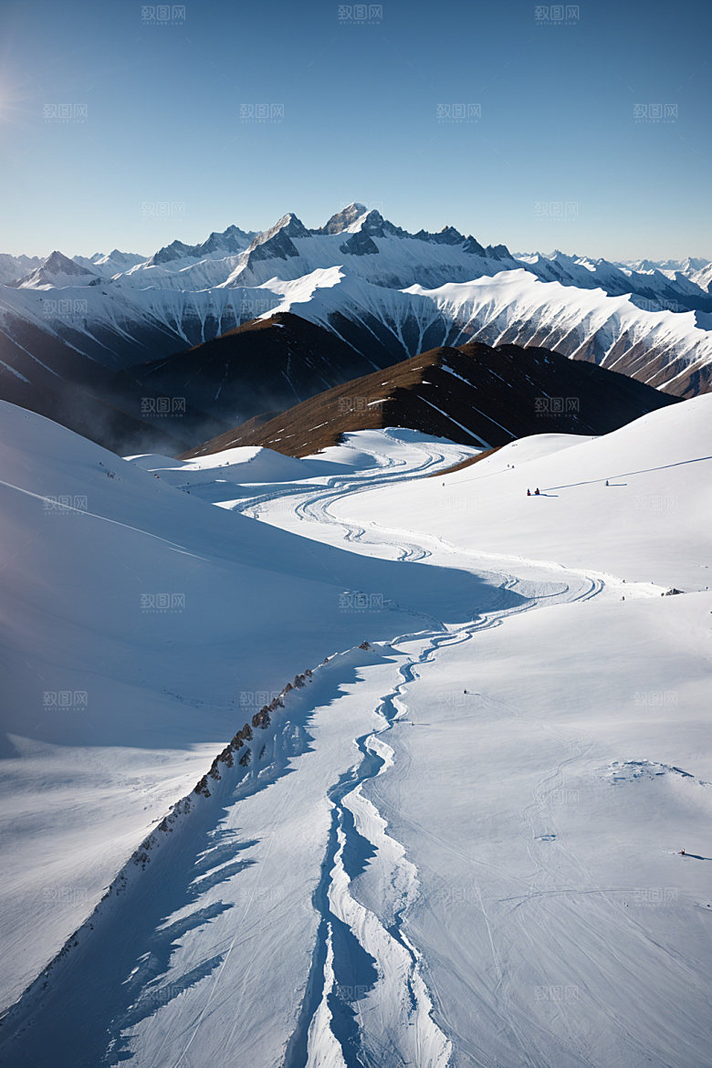 雪山高清风光摄影图