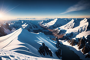 雪山高清风光摄影图