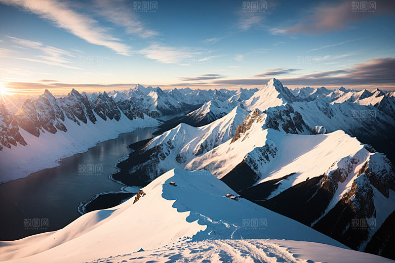 雪山高清风光摄影图
