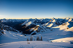 雪山高海拔高山摄影图