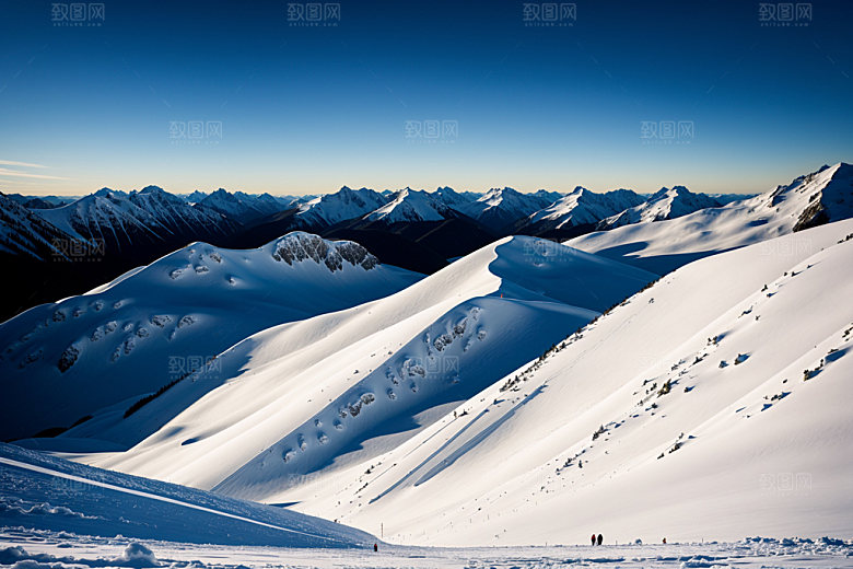 雪山高山高海拔摄影图