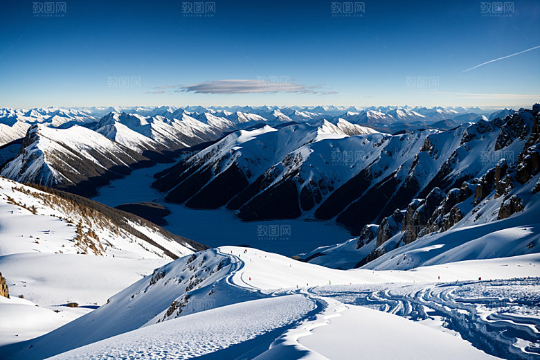 雪山高清风光摄影图