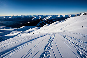 雪山高清自然摄影图