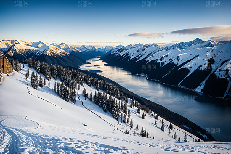雪山高清高山摄影图