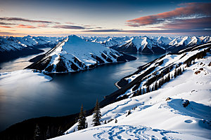 雪山高山高清摄影图