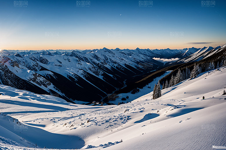 雪山自然高清摄影图