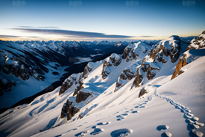 雪山高山高清摄影图