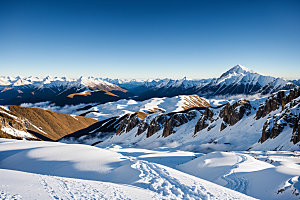 雪山高清风光摄影图