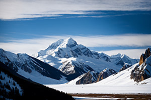 雪山高山高清摄影图