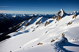 雪山高清风光摄影图