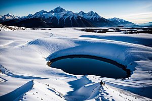 雪山高清风景摄影图