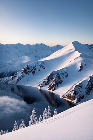 雪山高清自然摄影图