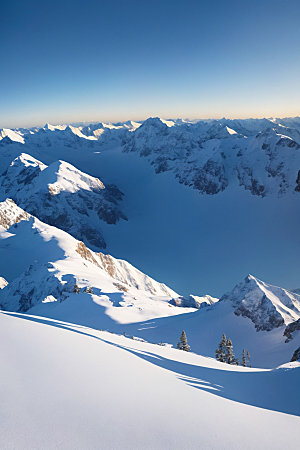 雪山自然高清摄影图