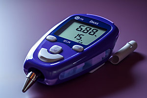血糖仪模型渲染效果图