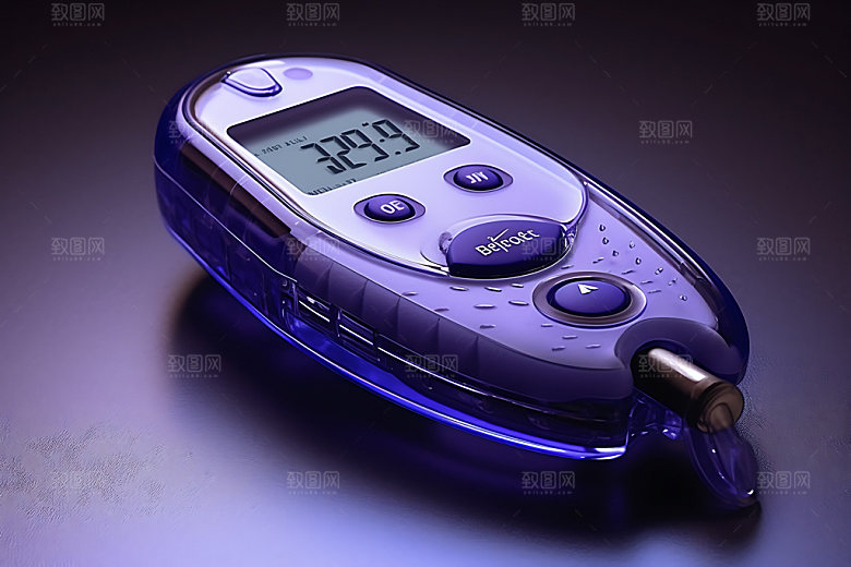 血糖仪渲染模型效果图
