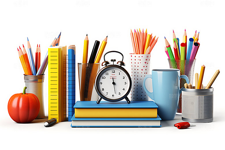 文具3D学具效果图
