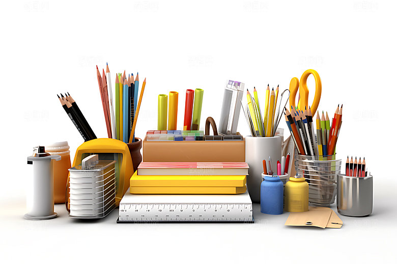 文具学具铅笔效果图