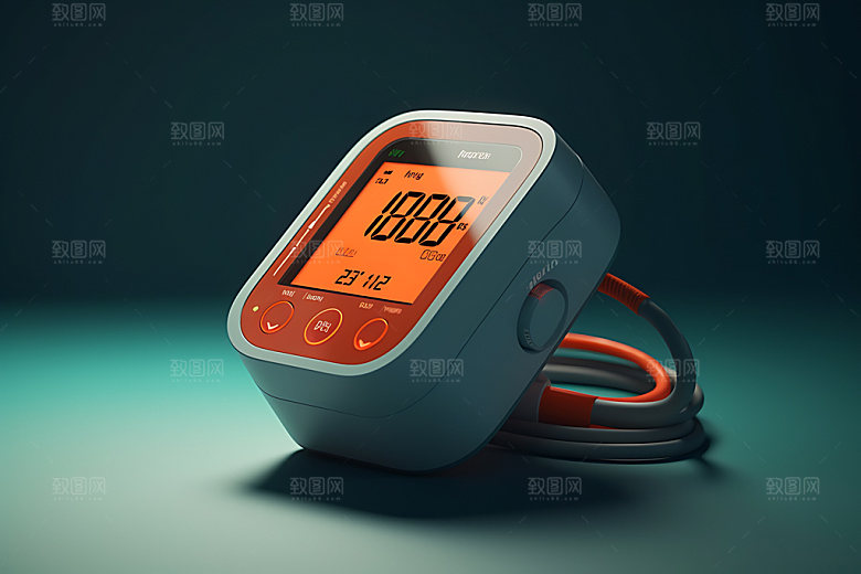 血压计医疗器械血压仪效果图