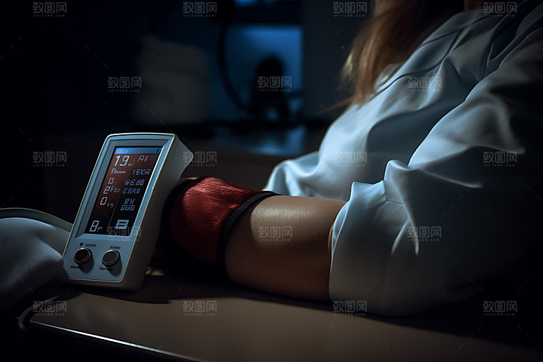 血压计模型高清效果图