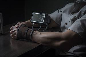 血压计医疗器械模型效果图